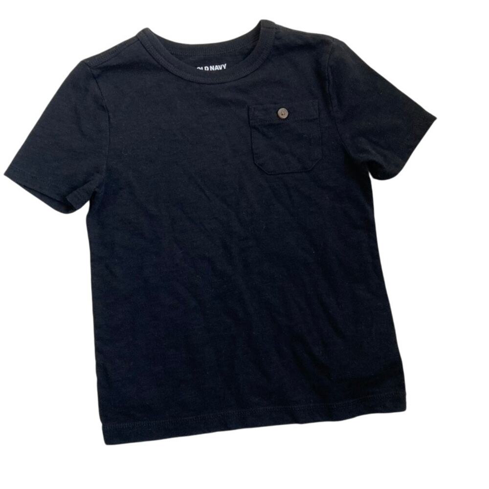 Old Navy Short Sleeve Pocket Tee - Black - 5T
